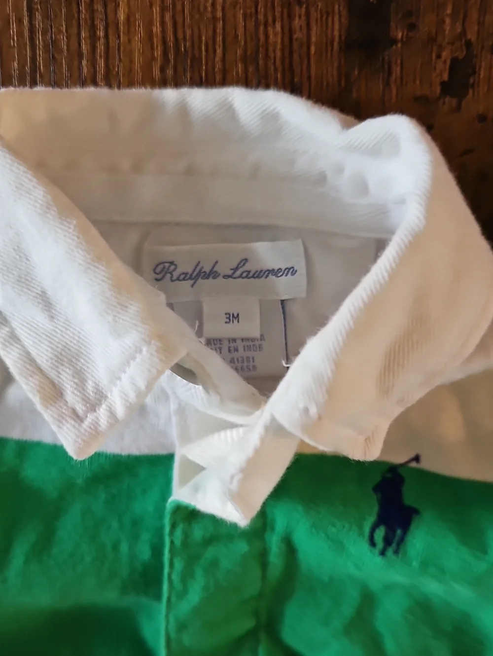 Ralph Lauren Classic Preppy Polo One Pc Rugby Prep Rich Old Money Baby 3M Summer